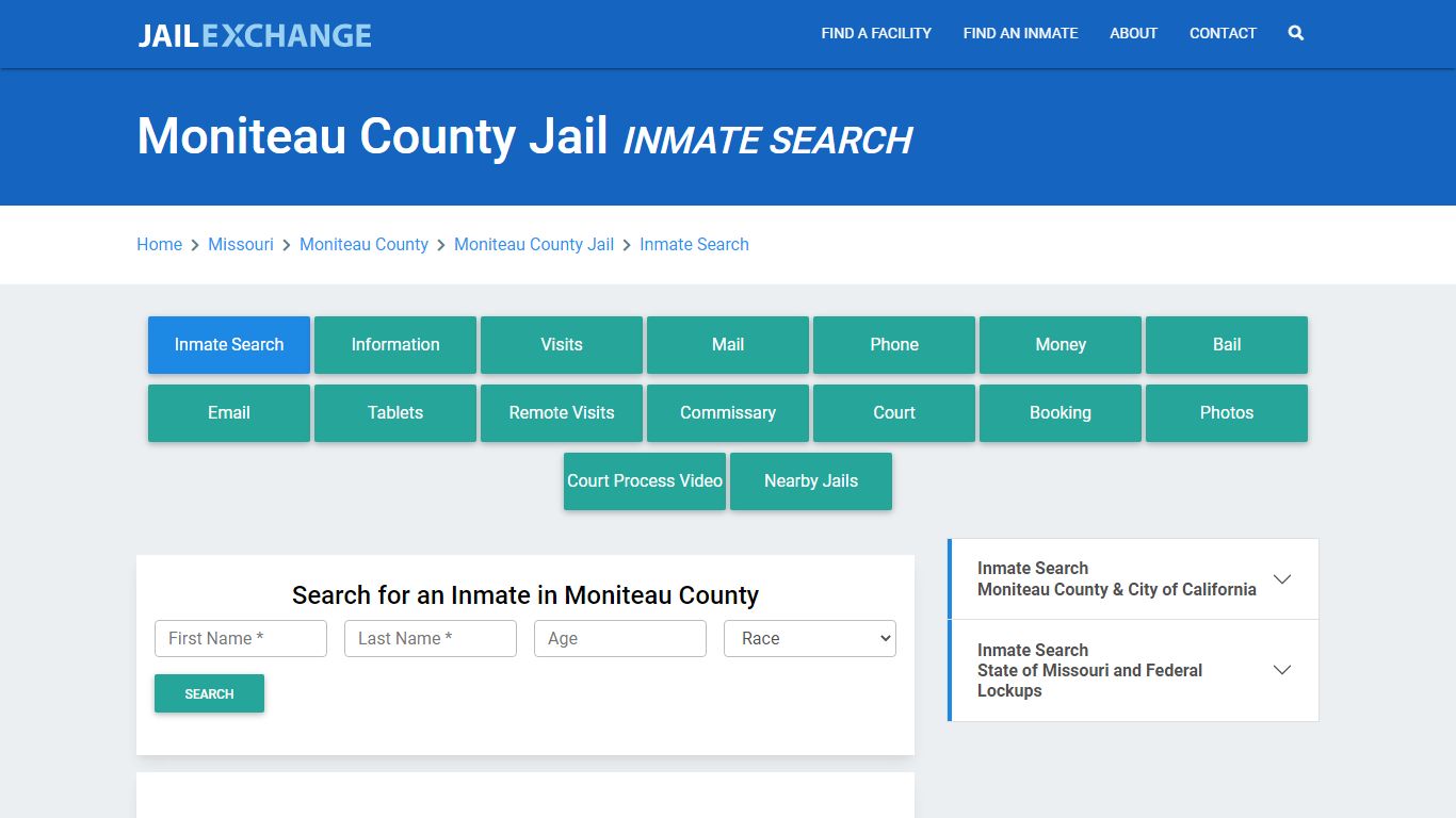 Moniteau County Jail, MO Inmate Search: Roster & Mugshots